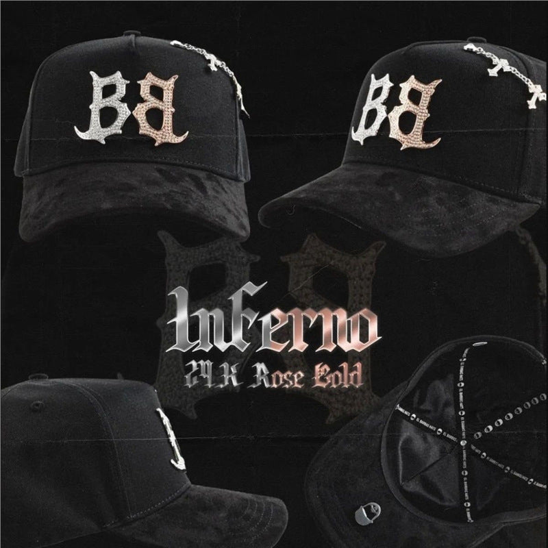 Casual Baseball Cap With Wide Brim Featuring Cartoon Character Embroidery, Made Of Soft Flannel For UV Protection