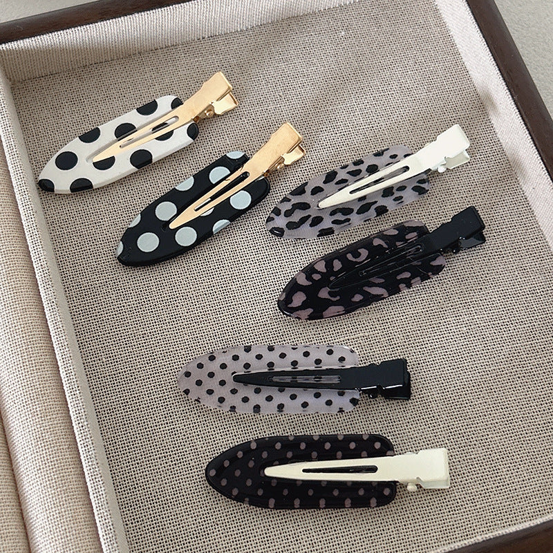 New Style Polka Dots Hairpin For Women, Acrylic Material, Multicolor, Perfect For  Spring And Summer