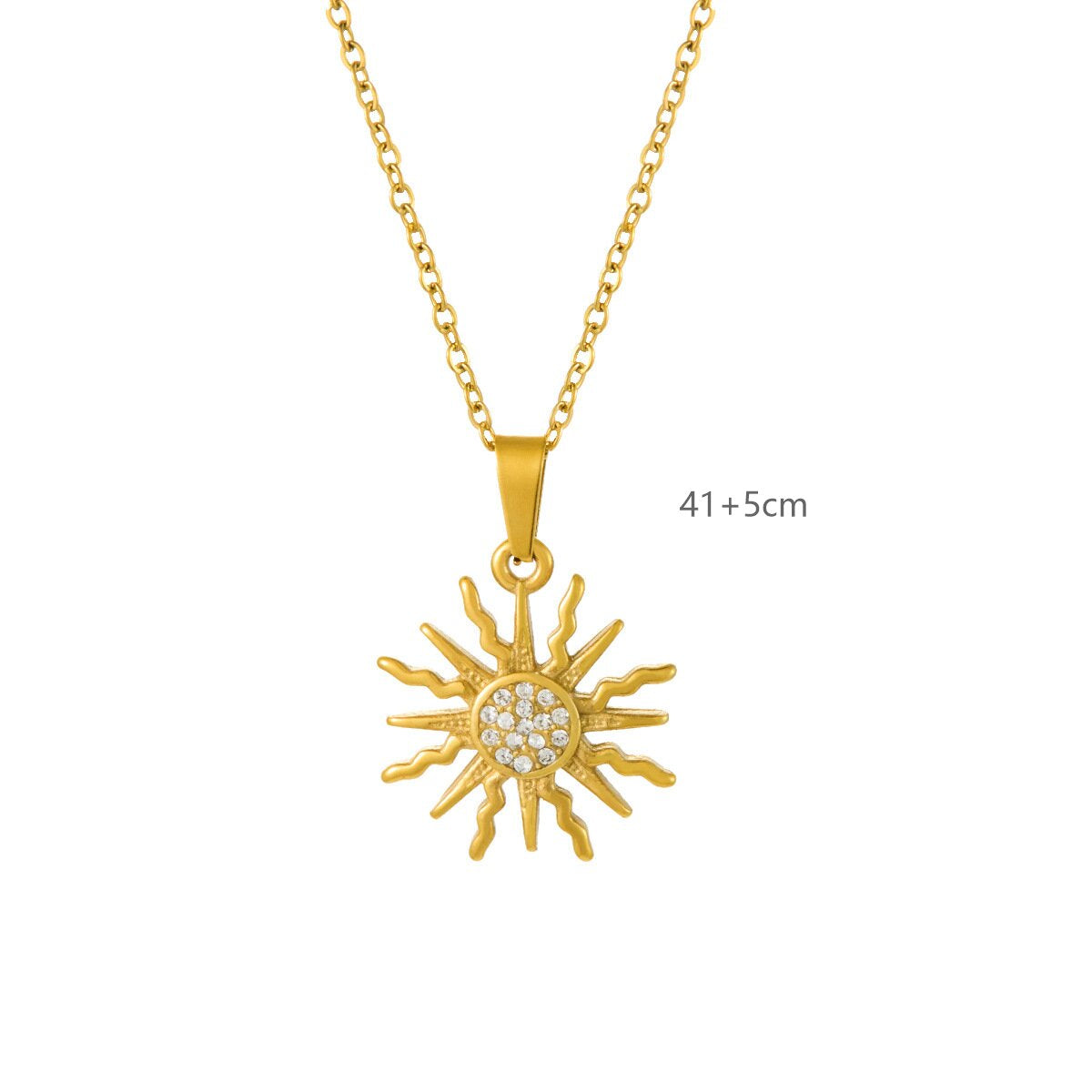 Handmade Tropical Style Necklace With PVD Coated Titanium Steel And Titanium Plating On Cable Chain