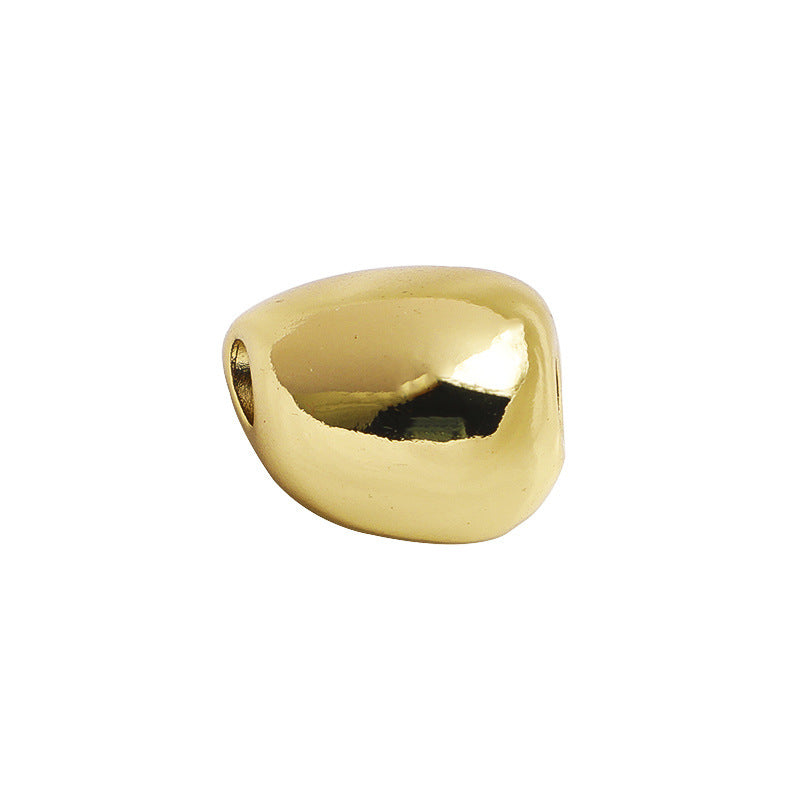 Copper Spacer Bars With 14K Real Gold Plated Electroplated Finish, Gold Jewelry Accessories In Commute Style