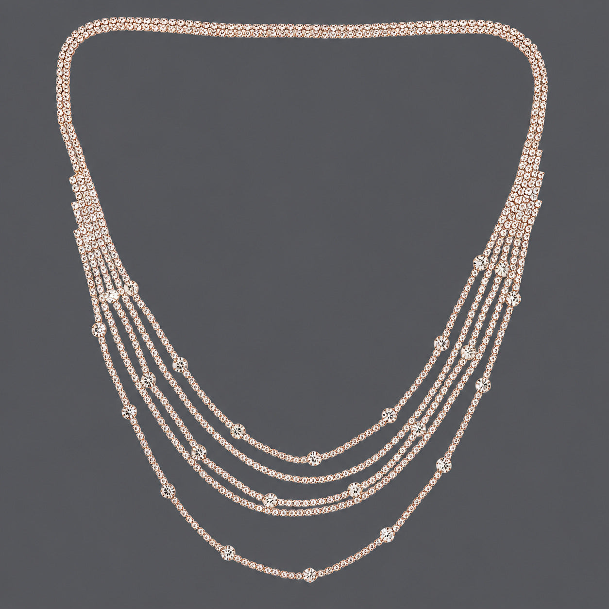 Ethnic Style Tassel Alloy Inlay Rhinestones Hair Band 1 Piece