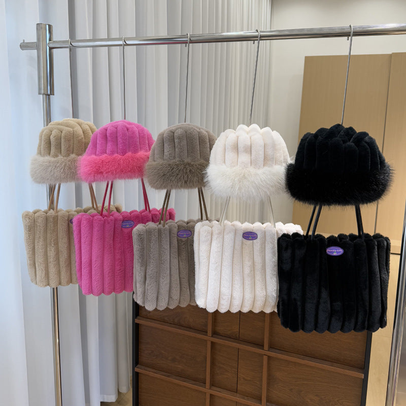 Lattice Square Polyester Underarm Bag For Women With Top Handle, Large Capacity, Ideal For Autumn And Winter