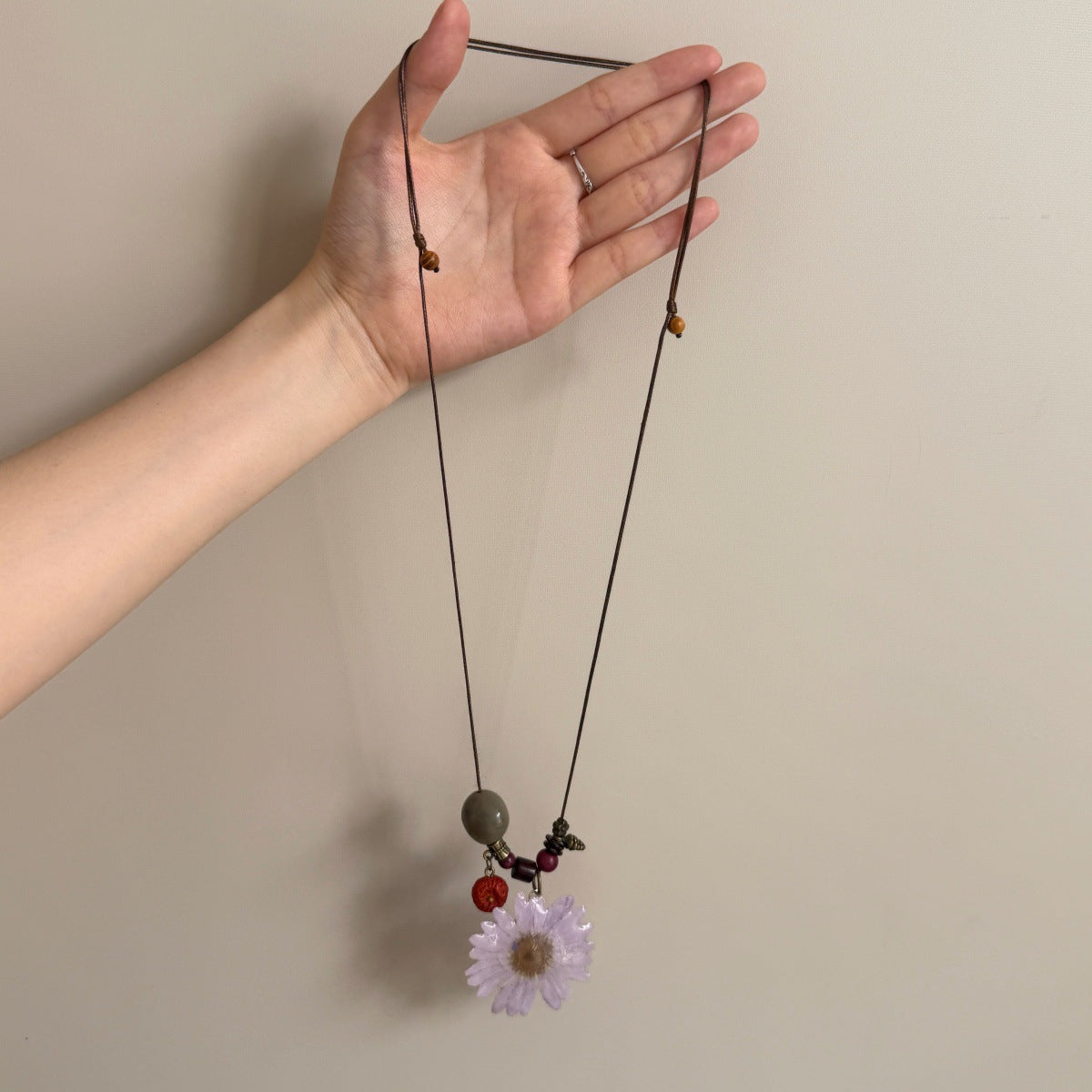 Lady Modern Style Solid Color Titanium Steel Tassel Plating Layered Necklaces