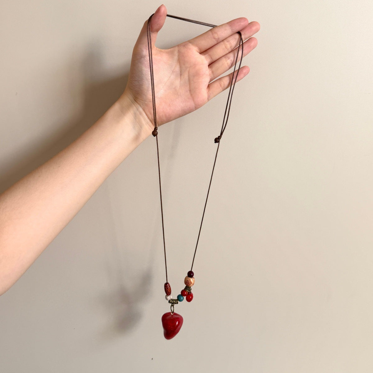 Lady Modern Style Solid Color Titanium Steel Tassel Plating Layered Necklaces