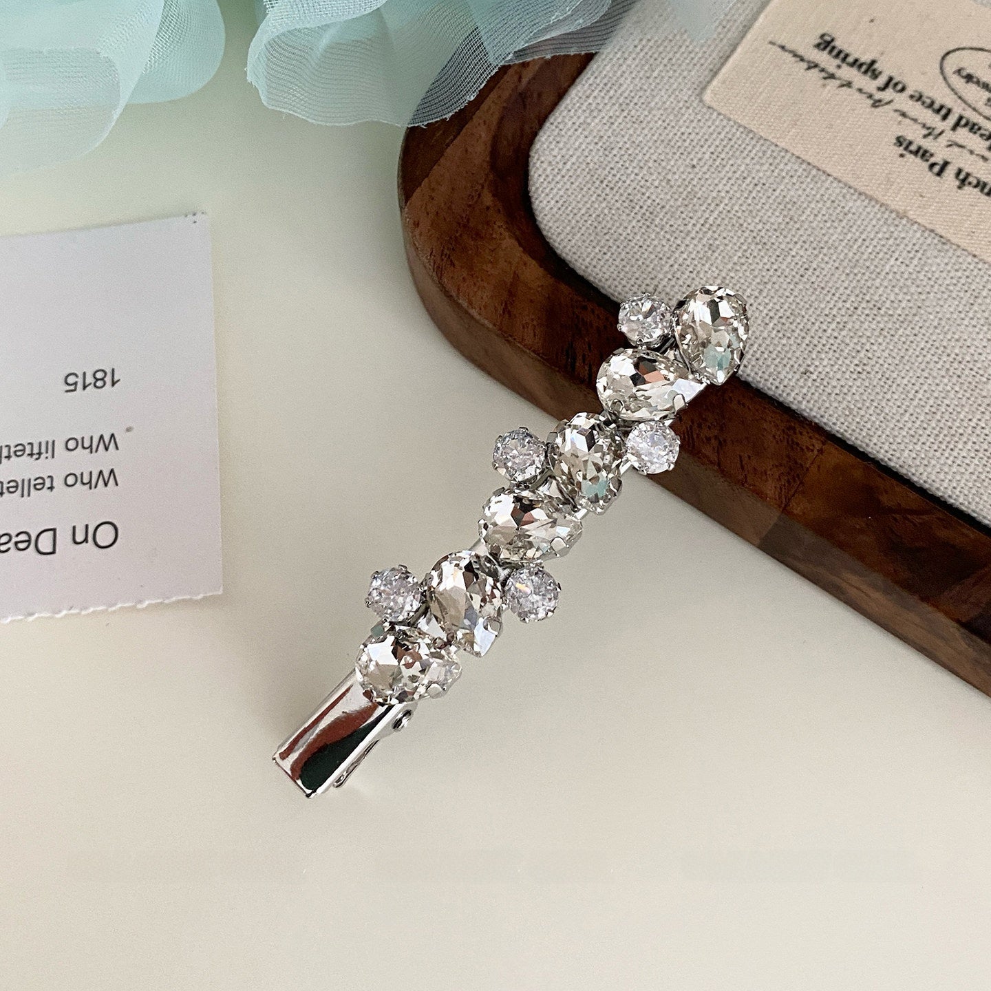Luxurious Sparkly Hairpin For Women Featuring Rhinestones