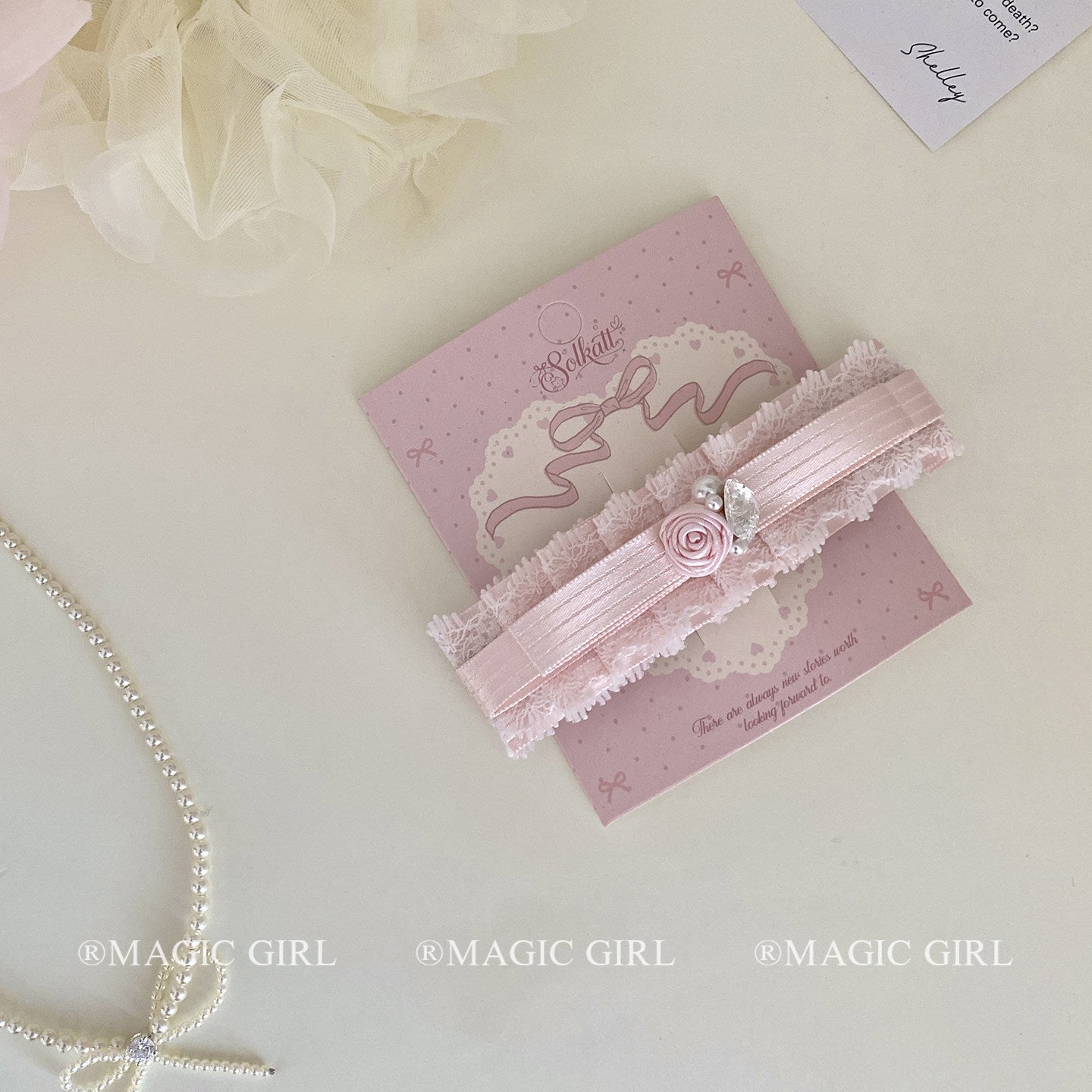 Sweet Bow Tie Banana Clip Hairpin For Women In Natural Pink Featuring Cloth Material And Artificial Pearl Inlay