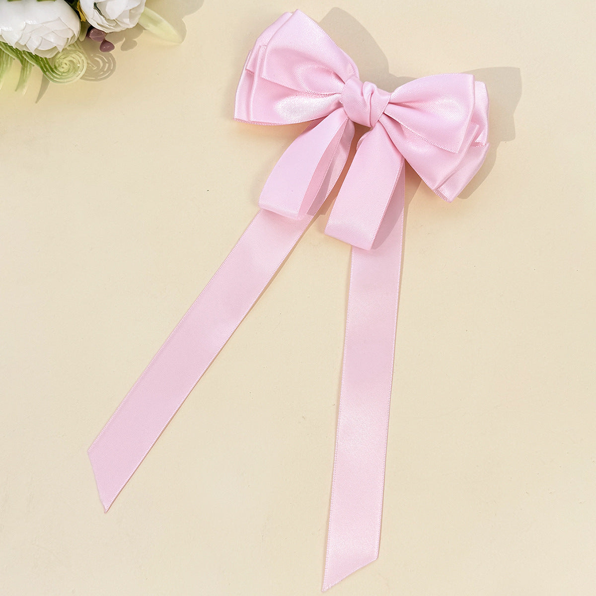 French Style Bow Tie Hairpin For Women In Dyed Black, Perfect Hair Accessory For Summer