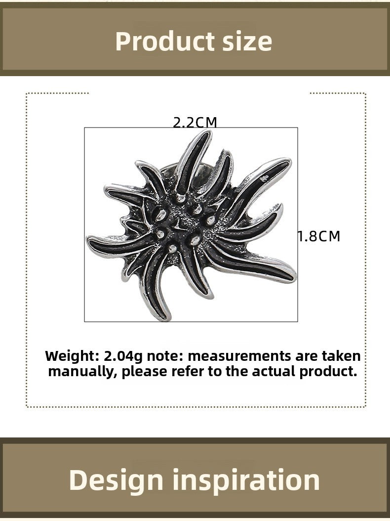Flowers Pin Made Of Alloy Featuring Electroplated Craftsmanship, Perfect For Oktoberfest