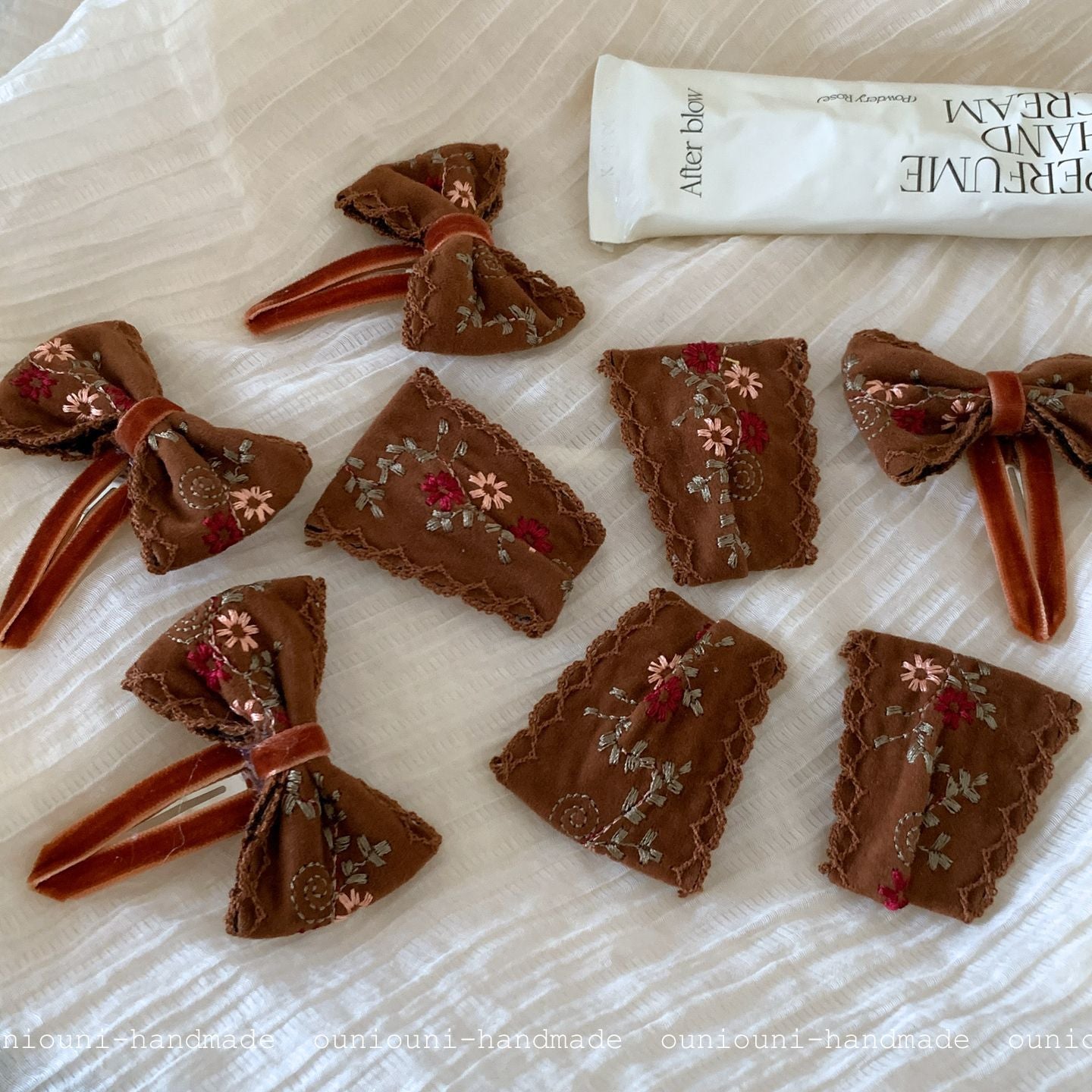 Ethnic Style Flowers BB Clips Hairpin In Cloth Material, Perfect For Summer
