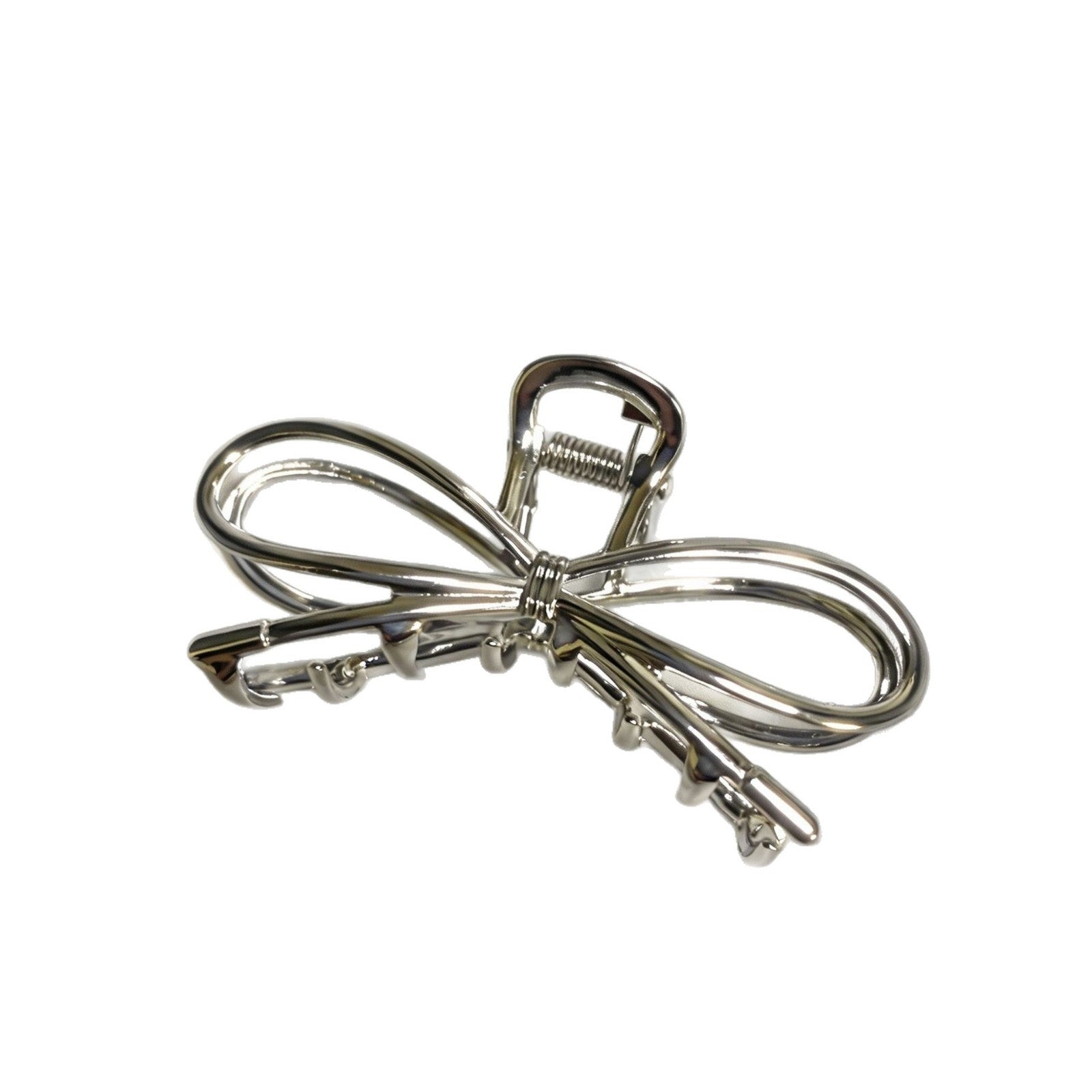 New Style Bow Tie Hair Claws For Women In Gold, Made Of Zinc Alloy, Perfect Summer Hairpin Accessory