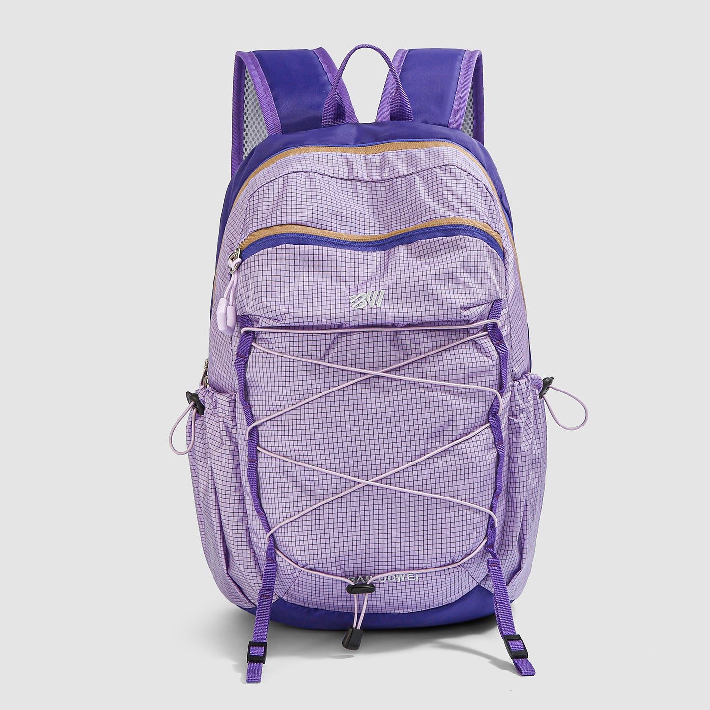 Color Block Lightweight Hiking Backpack In Oxford Cloth For Unisex, Ideal For Summer Outdoor Activities
