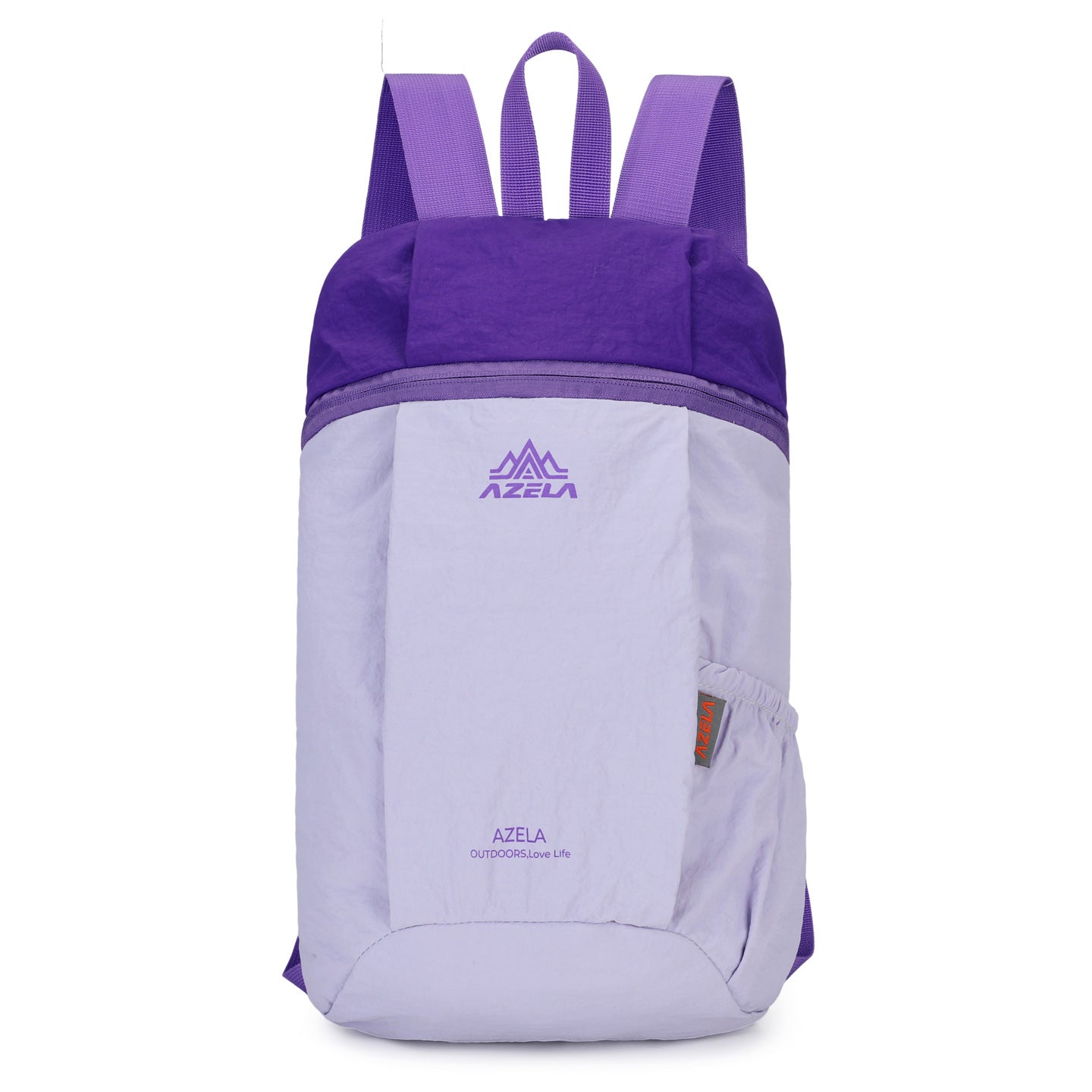 Color Block Hiking Backpack With Water Repellent Nylon Material, Unisex Design For  Spring And Summer