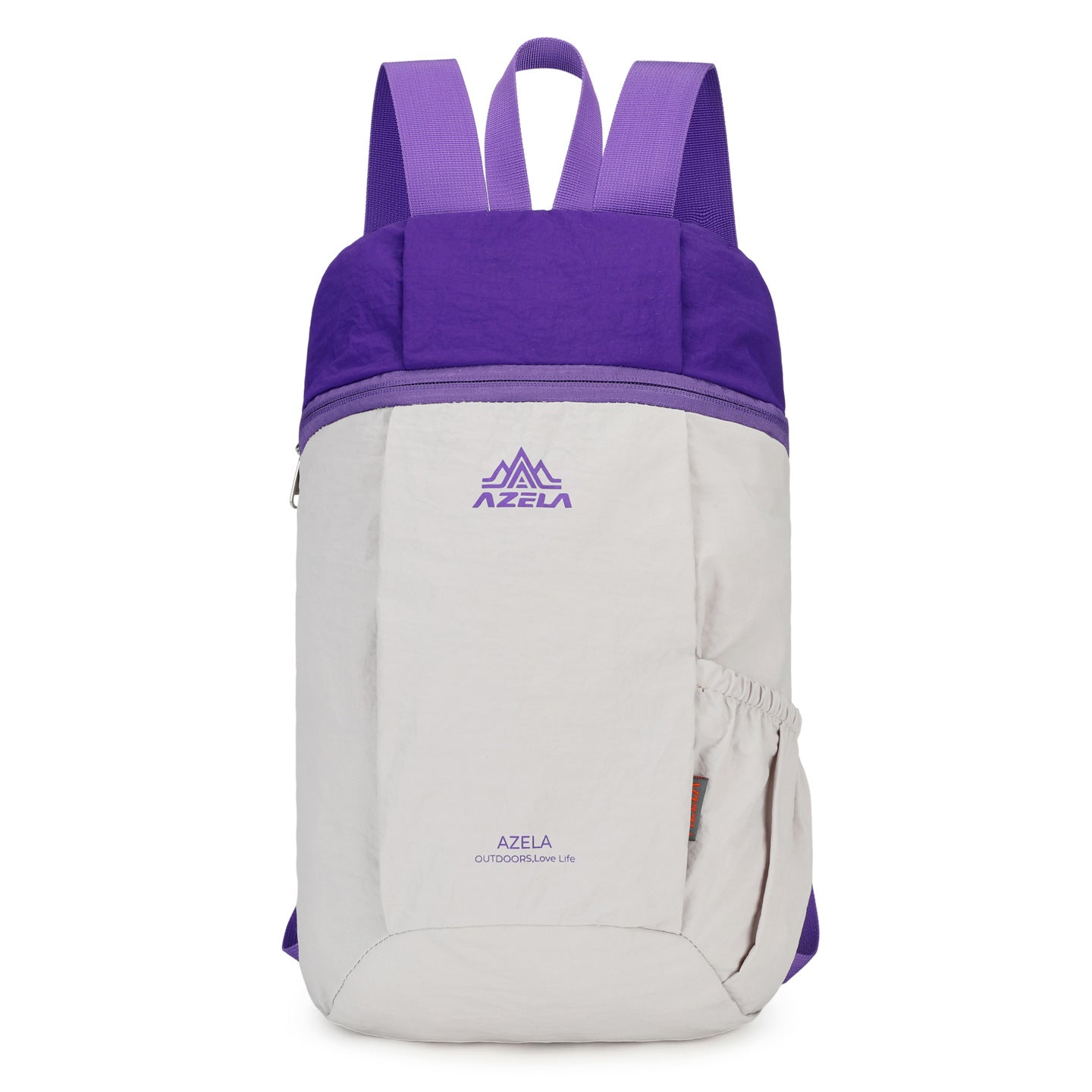 Color Block Hiking Backpack With Water Repellent Nylon Material, Unisex Design For  Spring And Summer