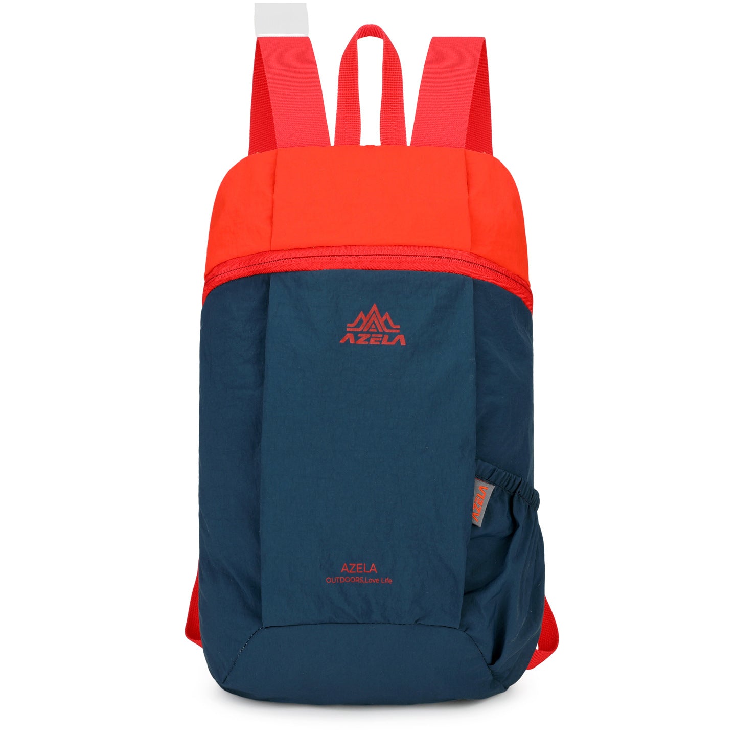 Color Block Hiking Backpack With Water Repellent Nylon Material, Unisex Design For  Spring And Summer