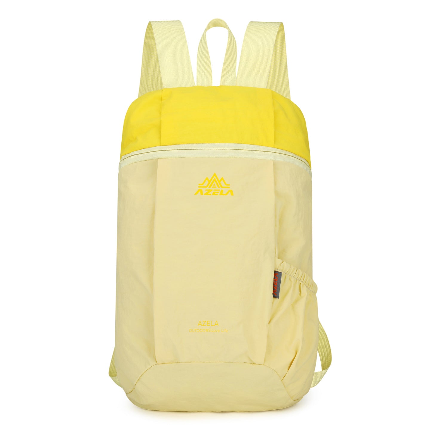 Color Block Hiking Backpack With Water Repellent Nylon Material, Unisex Design For  Spring And Summer