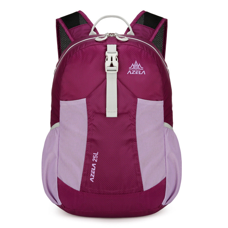Lightweight Hiking Backpack Made Of Durable Nylon, Unisex Design Suitable For Spring Outdoor Activities