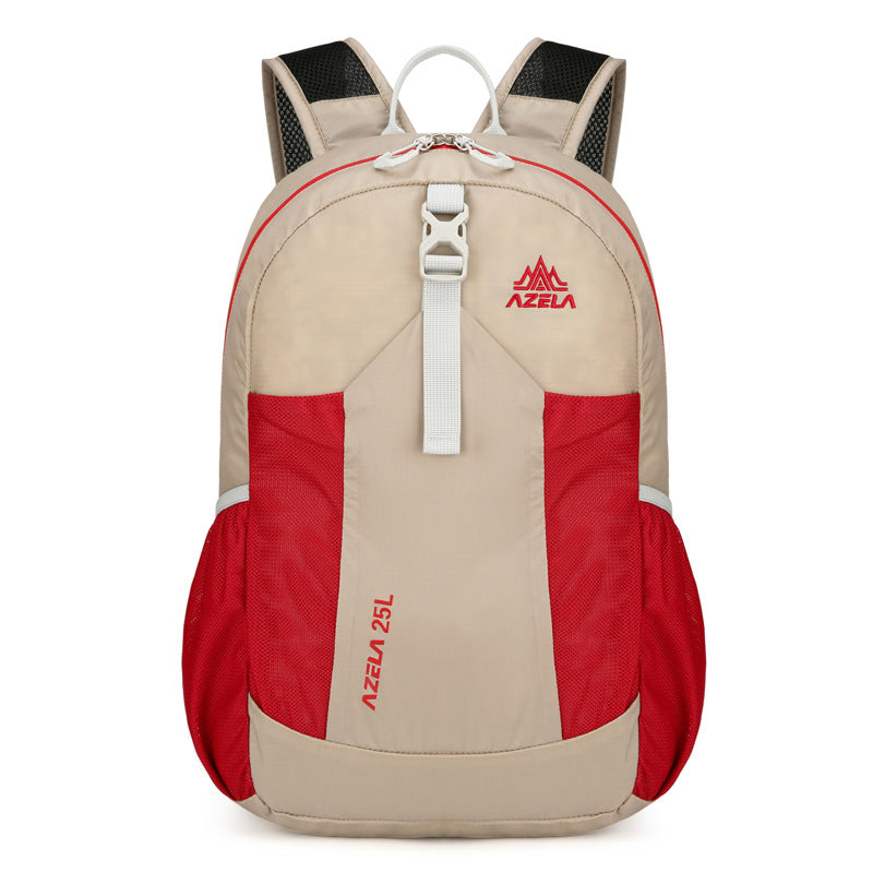 Lightweight Hiking Backpack Made Of Durable Nylon, Unisex Design Suitable For Spring Outdoor Activities
