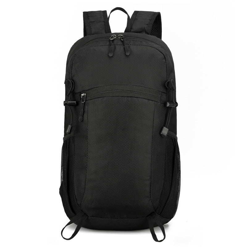 Color Block Hiking Backpack Made Of Polyester, Breathable And Unisex, Perfect For Summer Hiking And Trekking