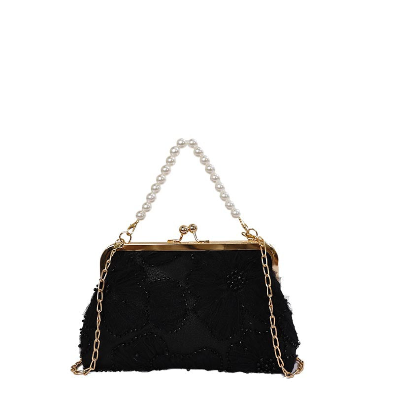 Glittery Shell Shaped Women's Handbag With Sequins And Chain Strap For  Spring And Summer