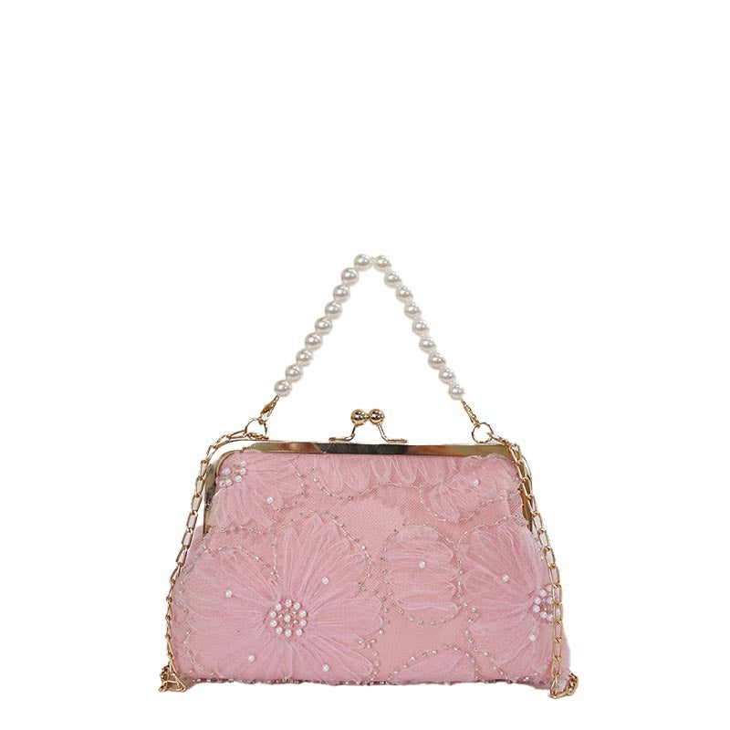 Glittery Shell Shaped Women's Handbag With Sequins And Chain Strap For  Spring And Summer