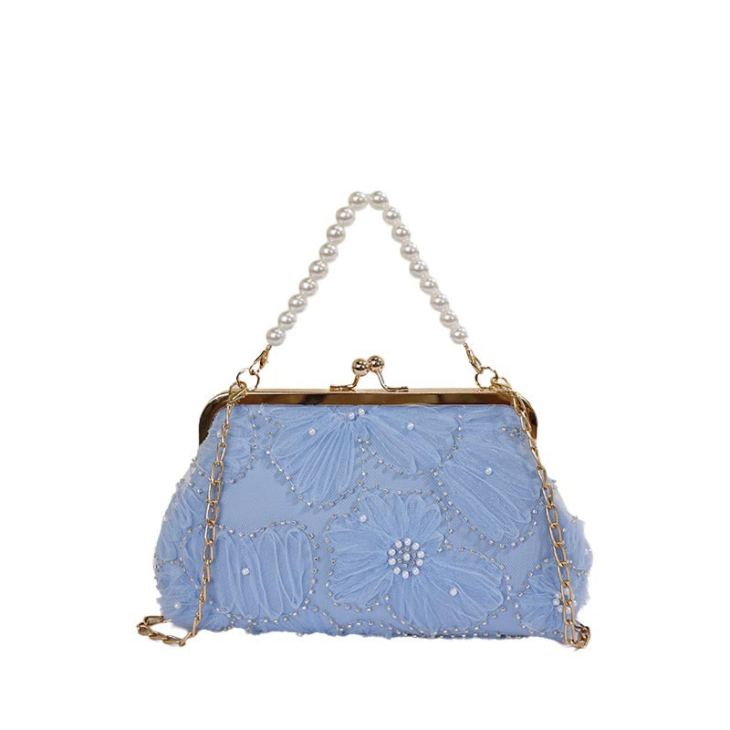 Glittery Shell Shaped Women's Handbag With Sequins And Chain Strap For  Spring And Summer