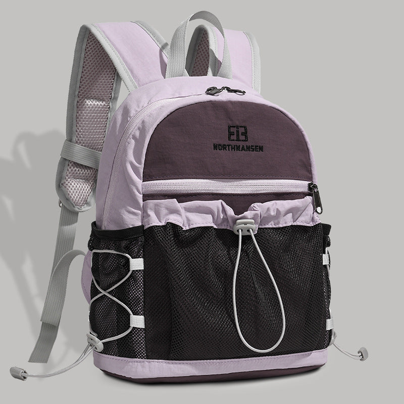 Letter Pattern Nylon Hiking Backpack, Lightweight And Perfect For Summer Casual Use