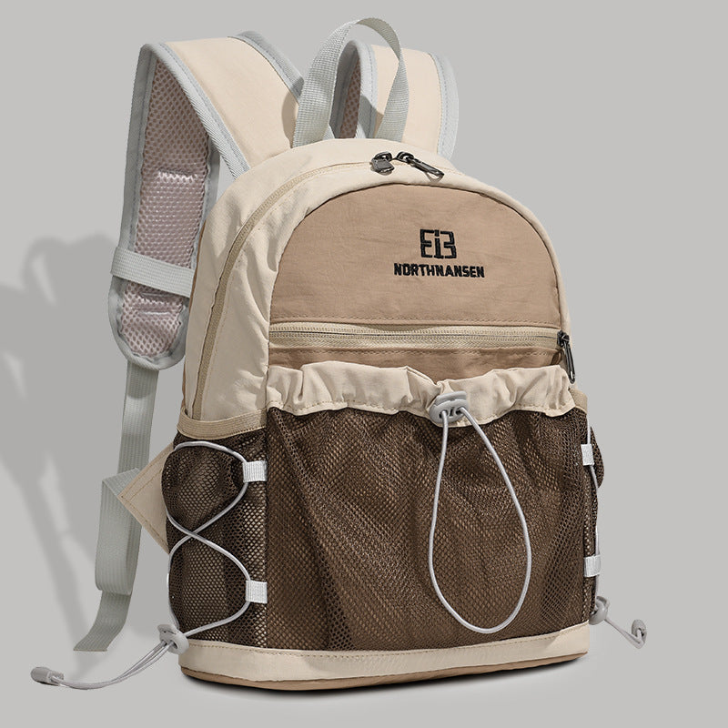 Letter Pattern Nylon Hiking Backpack, Lightweight And Perfect For Summer Casual Use