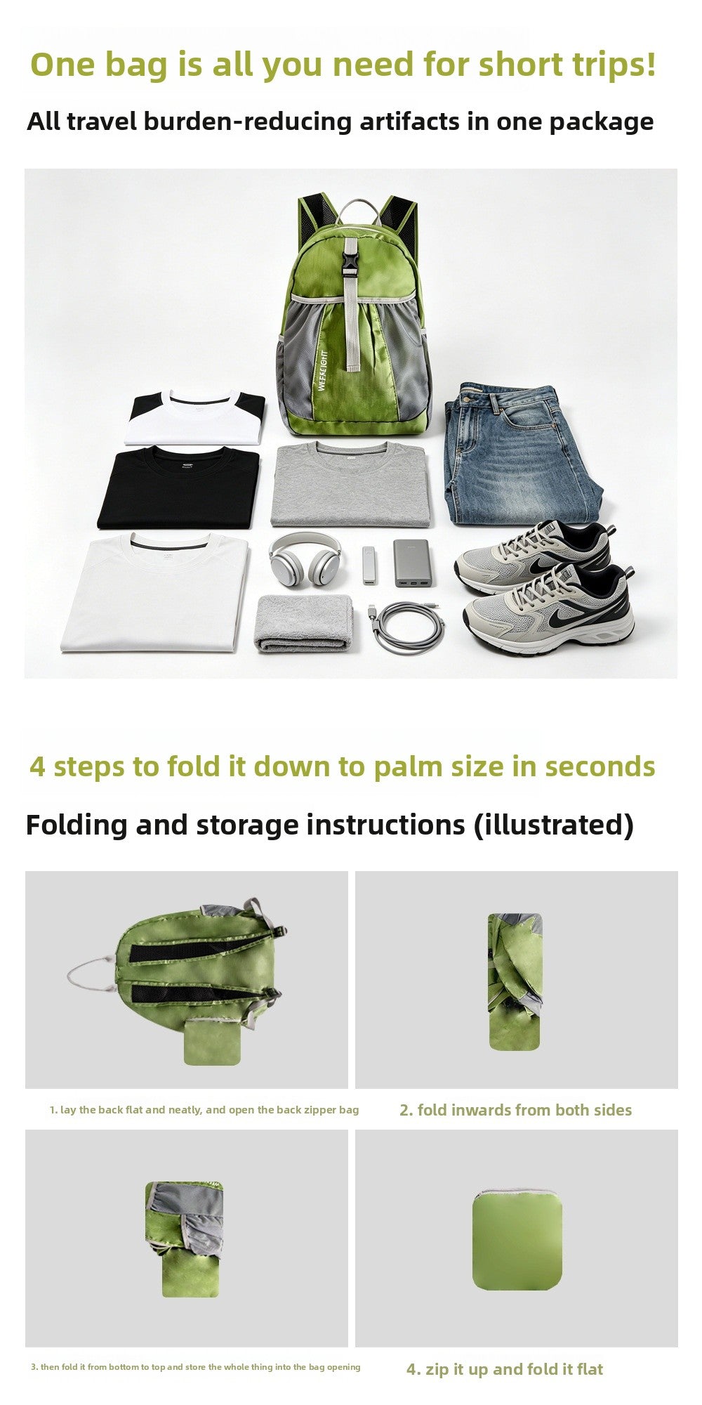 Color Block Women's Backpack In Polyester With Water Repellent Finish, Suitable For Spring, Fits 13 Inch Devices