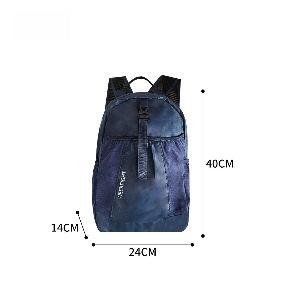 Color Block Women's Backpack In Polyester With Water Repellent Finish, Suitable For Spring, Fits 13 Inch Devices