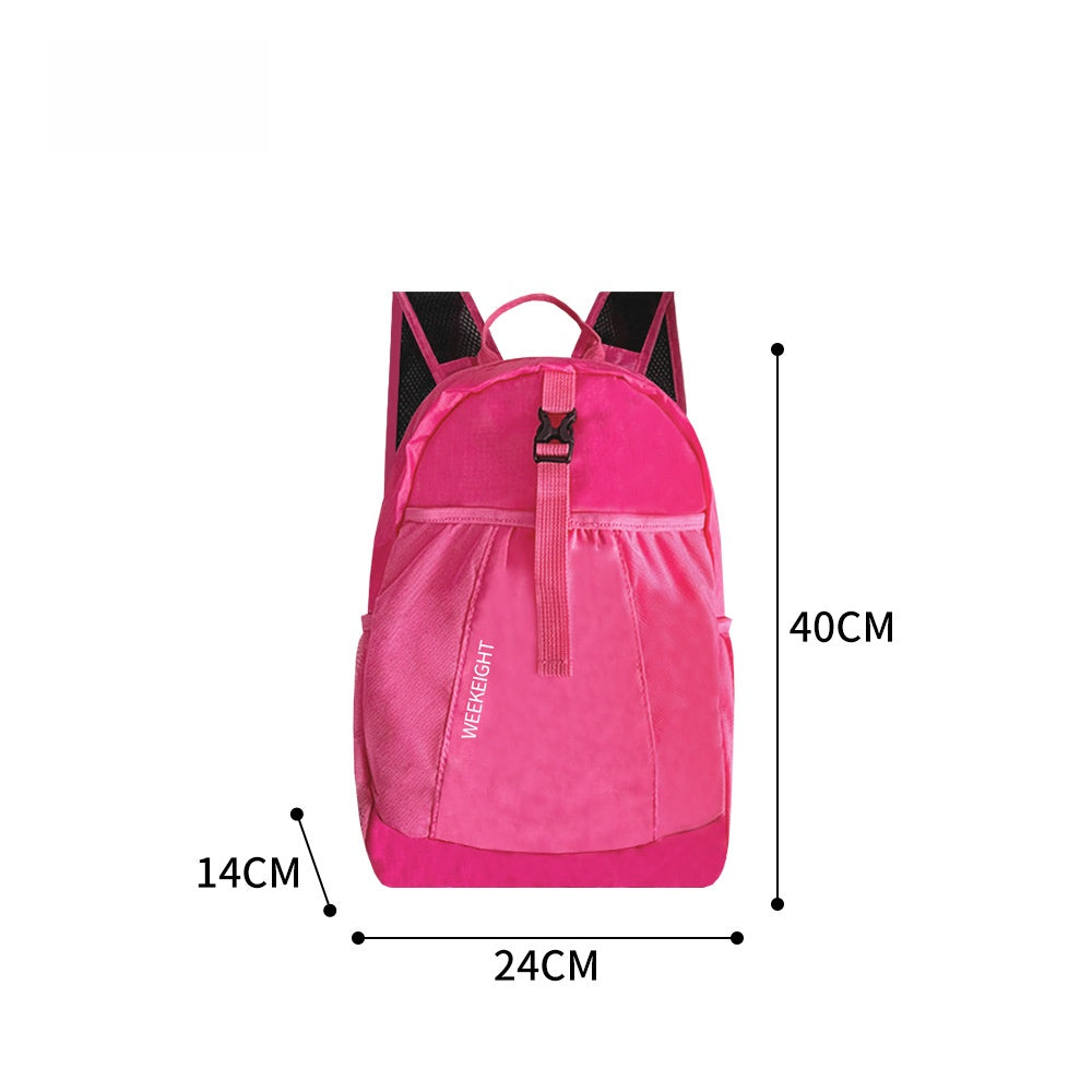 Color Block Women's Backpack In Polyester With Water Repellent Finish, Suitable For Spring, Fits 13 Inch Devices