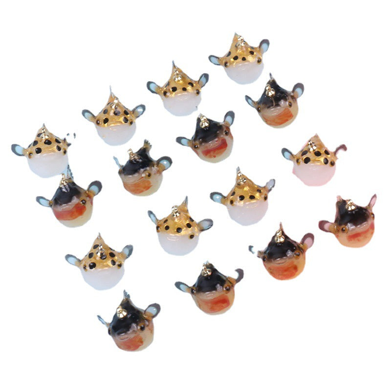 Dolphin Resin Earring Findings Featuring Epoxy Craftsmanship In Dyed Black With Cute Style Jewelry Accessories