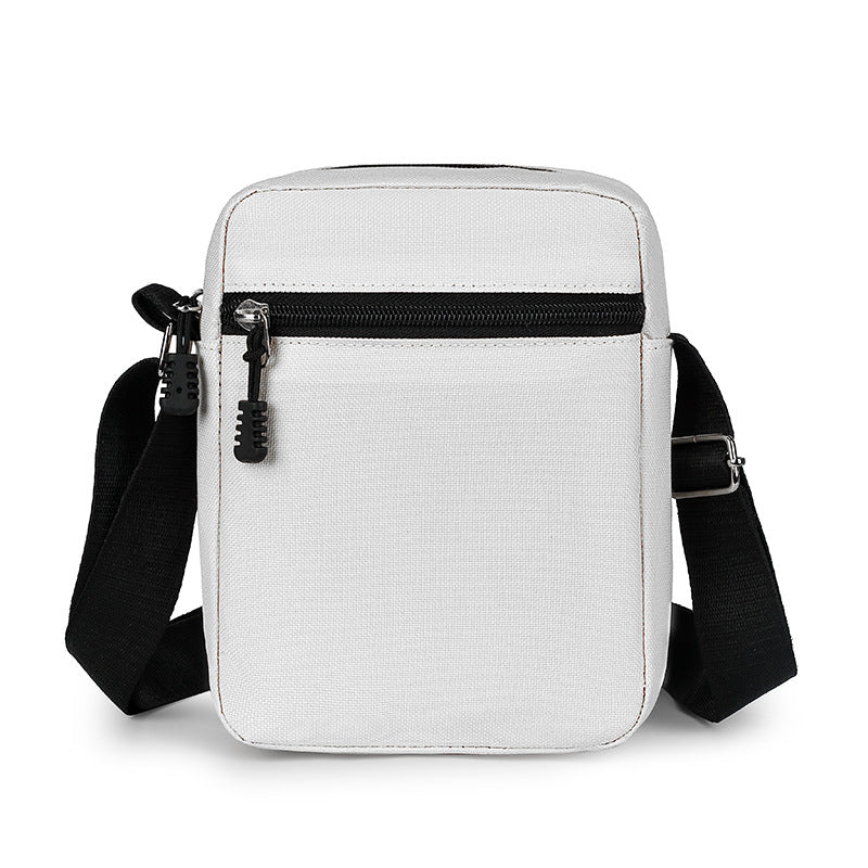 Men's Color Block Crossbody Bag In Oxford Cloth With Sewing Thread Detail, Featuring Sling Strap For Autumn