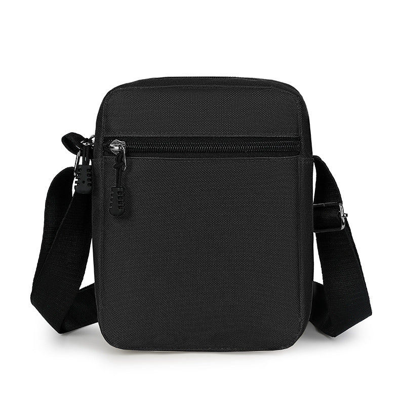 Men's Color Block Crossbody Bag In Oxford Cloth With Sewing Thread Detail, Featuring Sling Strap For Autumn