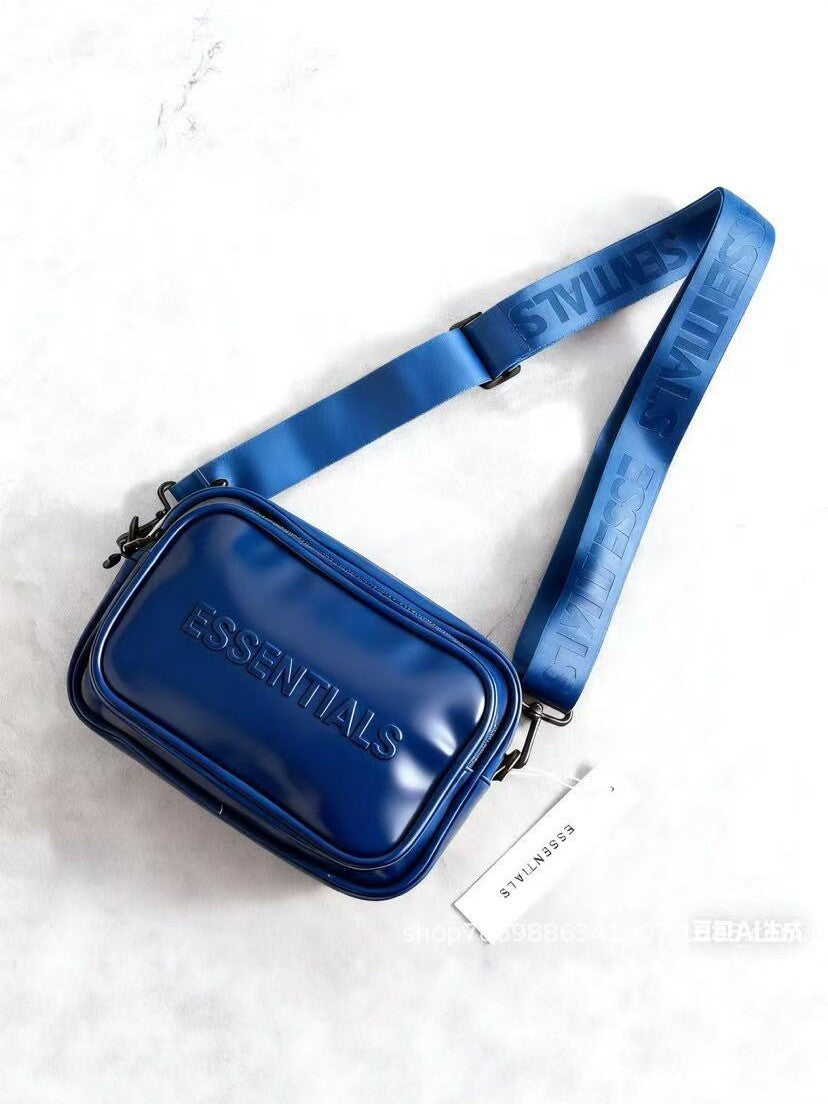 Men's PU Leather Crossbody Bag With Sling Strap, Square Shape, Water Resistant Design