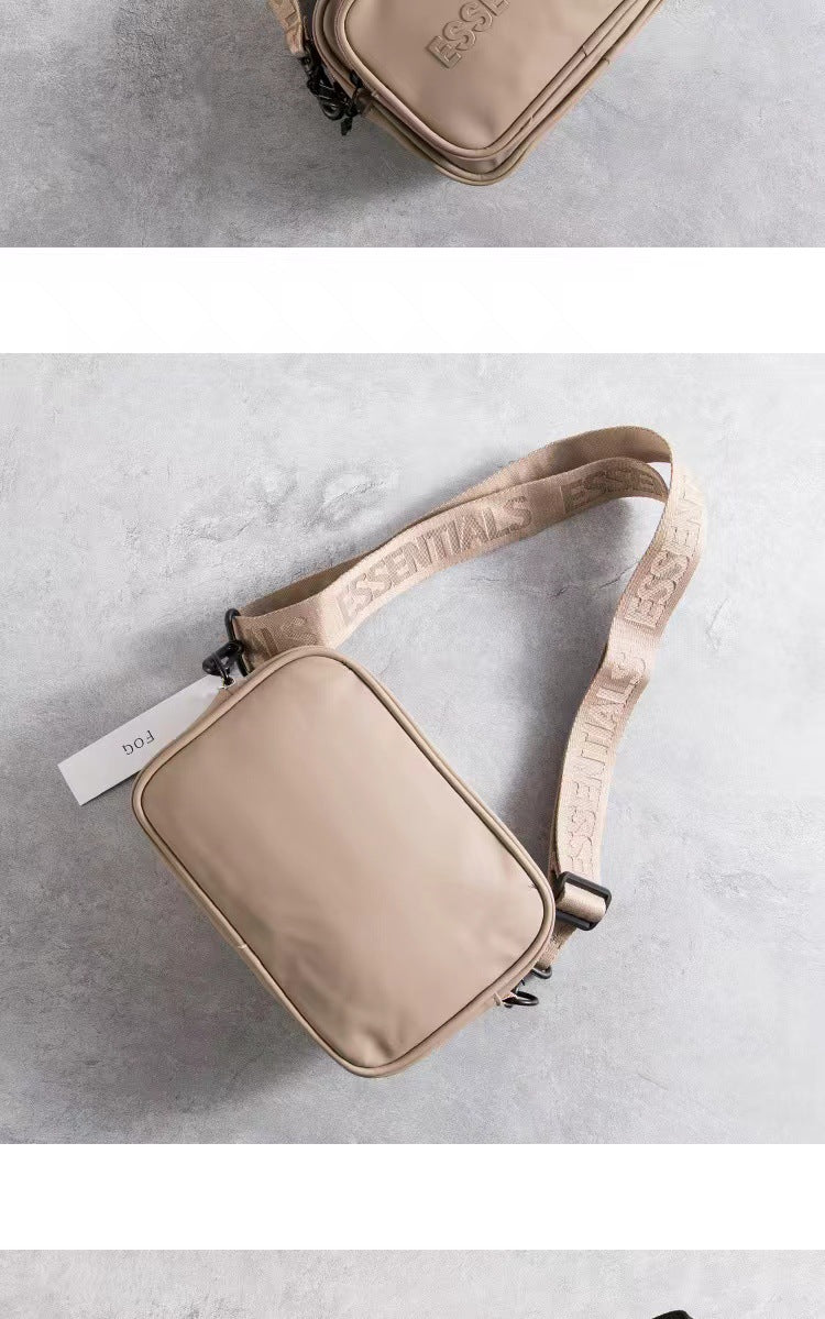Men's PU Leather Crossbody Bag With Sling Strap, Square Shape, Water Resistant Design