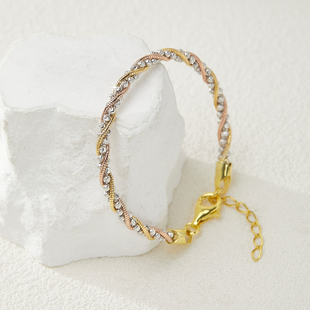 Moon Braid Bracelet For Women Featuring 925 Sterling Silver  Chain