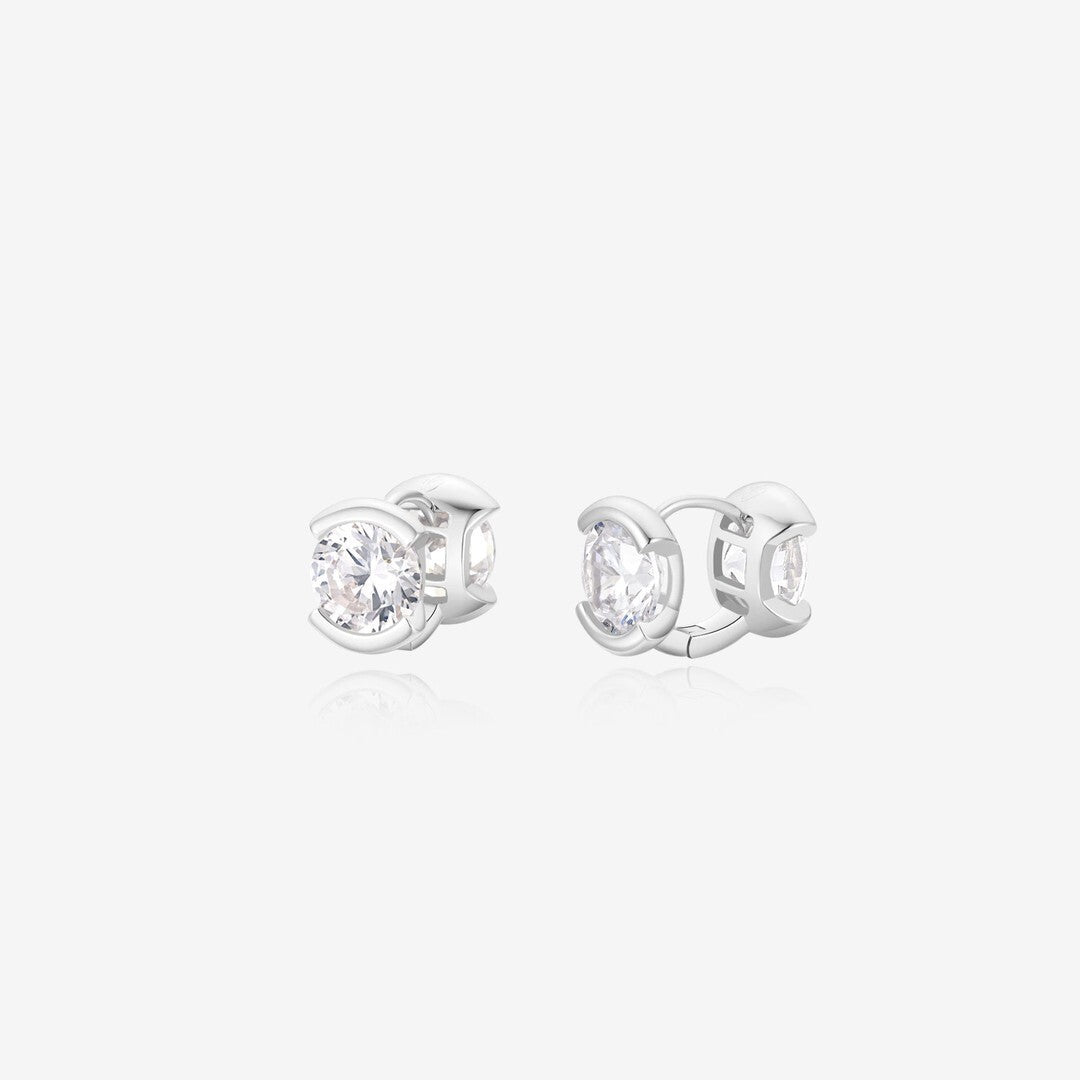 Bubble Stud Earrings In Alloy With Copper Posts, Simple Style For Women, Available In Gold