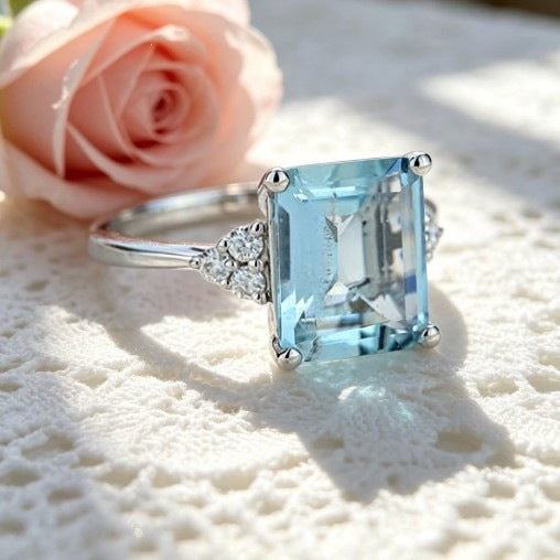 Ocean For Vintage Style Unisex Rings In Silver Zinc Alloy