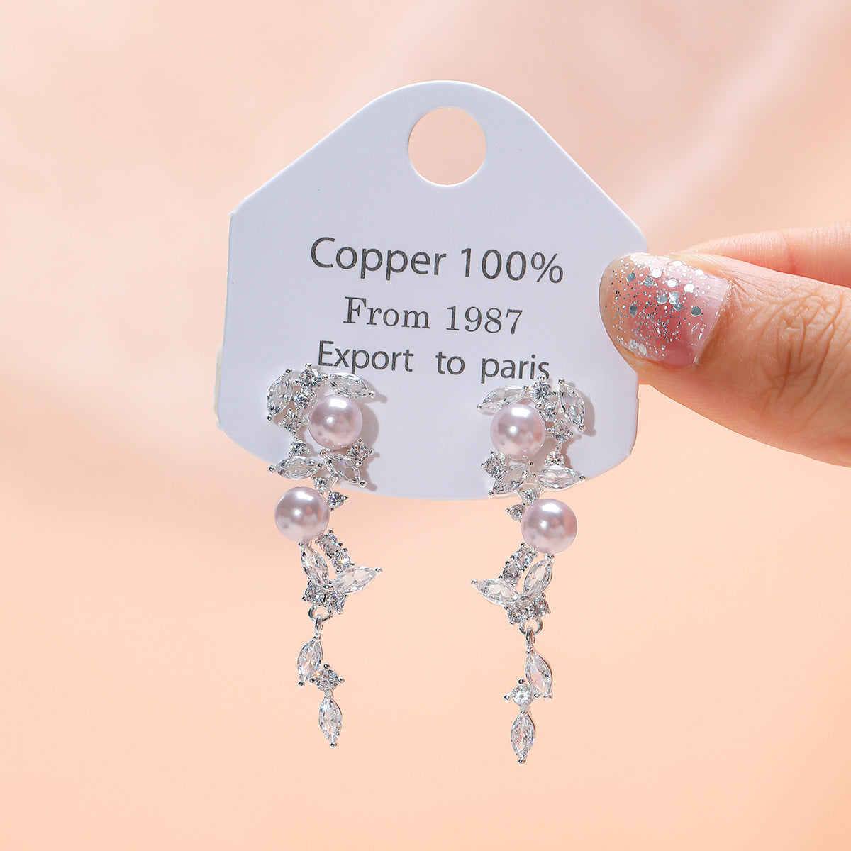 Leaves Tassel Earrings For Women With 925 Sterling Silver Studs And Real Gold Plated Copper Design