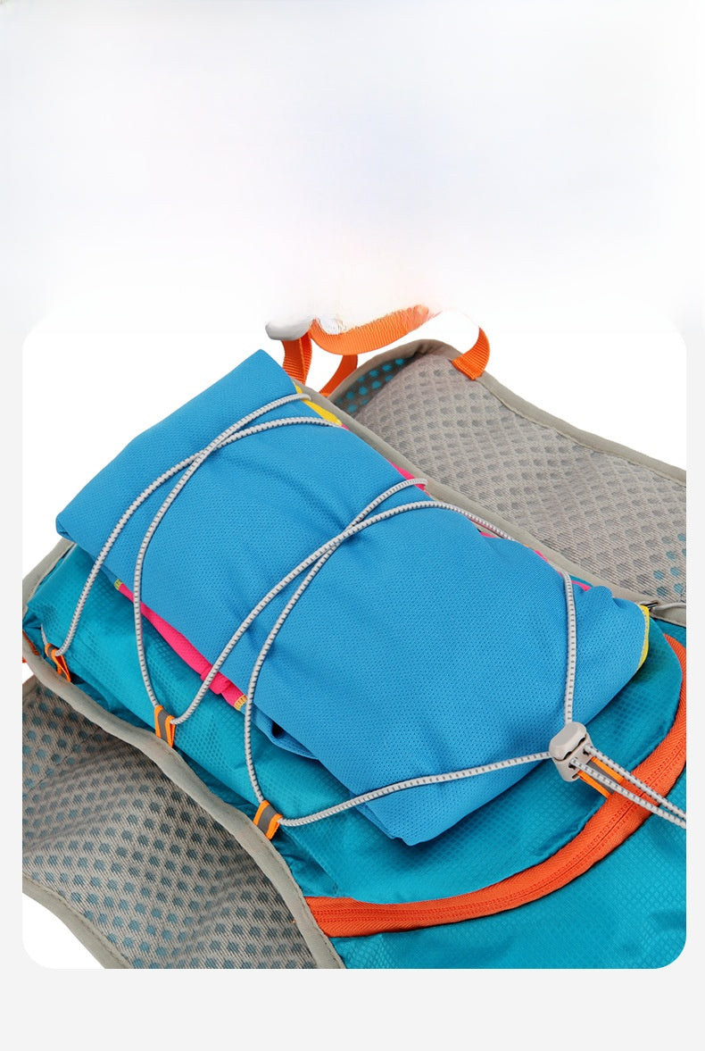 Color Block Lightweight Hiking Backpack In Oxford Cloth For Unisex, Ideal For  Spring And Summer Outdoor Adventures