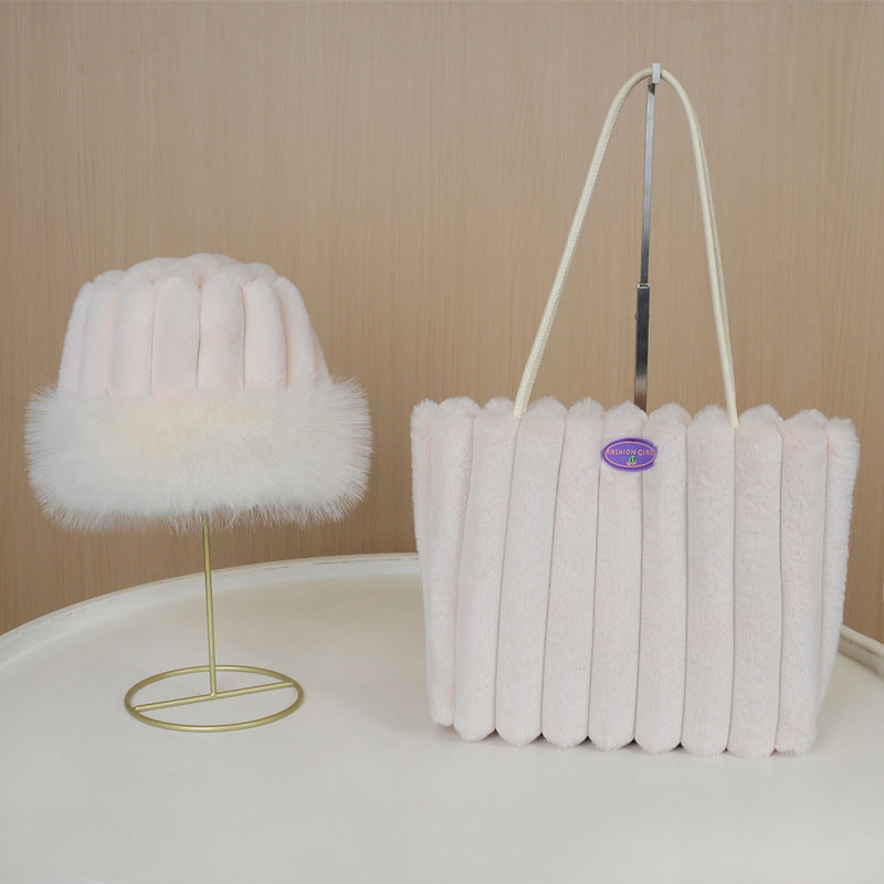 Lattice Square Polyester Underarm Bag For Women With Top Handle, Large Capacity, Ideal For Autumn And Winter