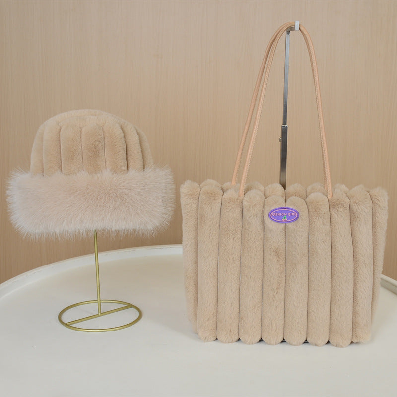Lattice Square Polyester Underarm Bag For Women With Top Handle, Large Capacity, Ideal For Autumn And Winter