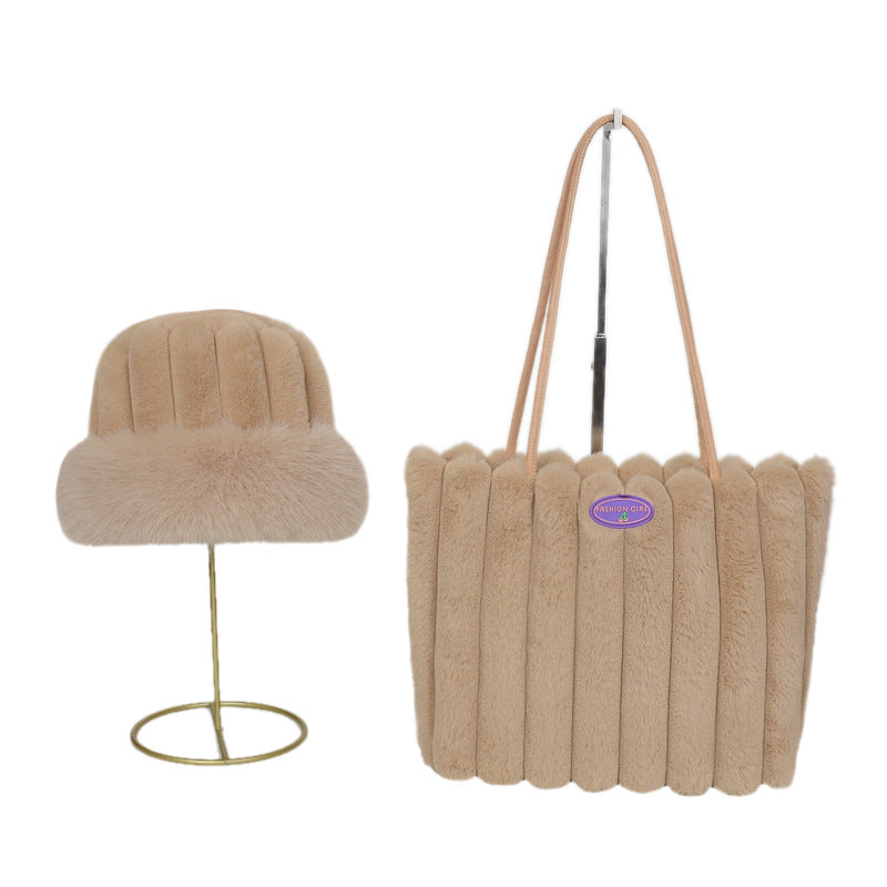 Lattice Square Polyester Underarm Bag For Women With Top Handle, Large Capacity, Ideal For Autumn And Winter