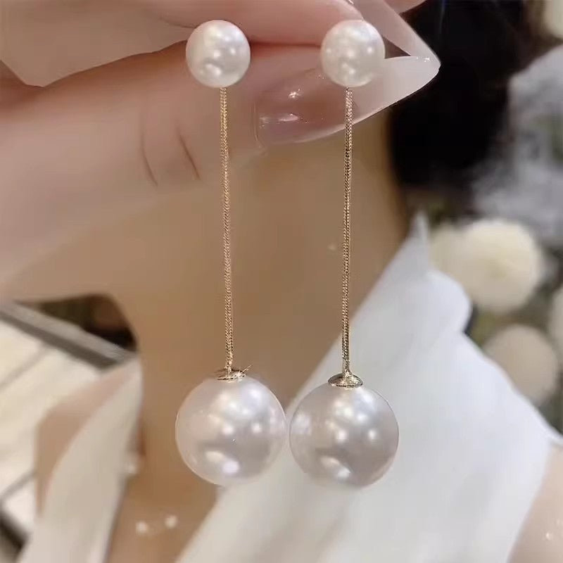 Gold Tassel Earrings For Women Featuring Alloy Craft And Copper Ear Pins