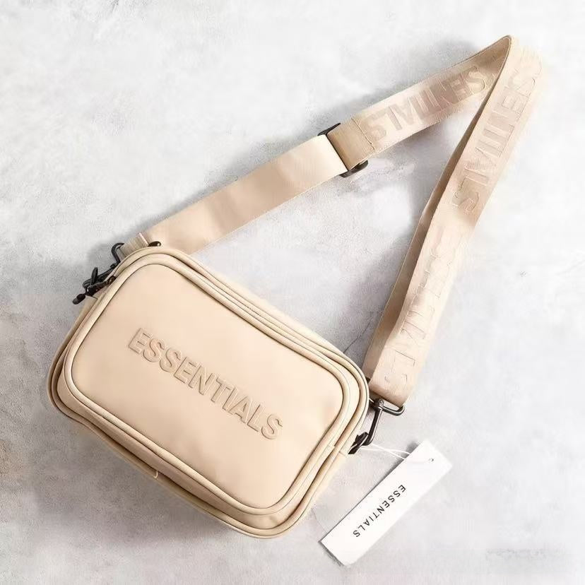 Men's PU Leather Crossbody Bag With Sling Strap, Square Shape, Water Resistant Design