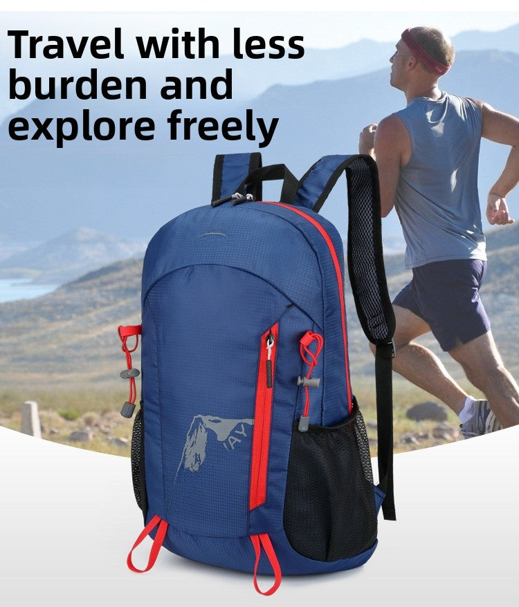 Breathable Hiking Backpack Made Of Polyester For Unisex, Suitable For Summer Outdoor Activities