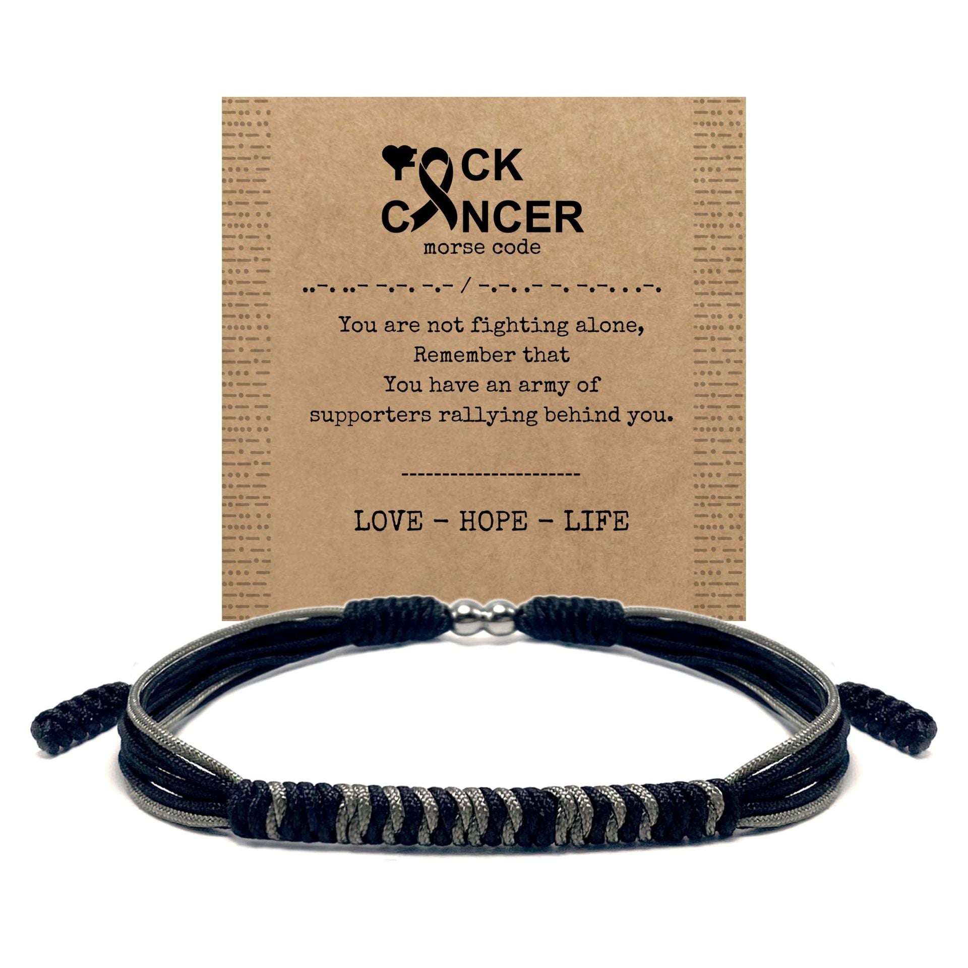 Handmade Knot Bracelet In Dyed Black Rope With Woven Chain, Simple Style Unisex Accessory