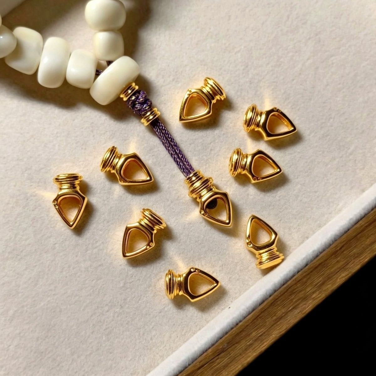 Handmade Copper Rope Jewelry Making Material In Gold With Electroplated Finish For DIY Accessories