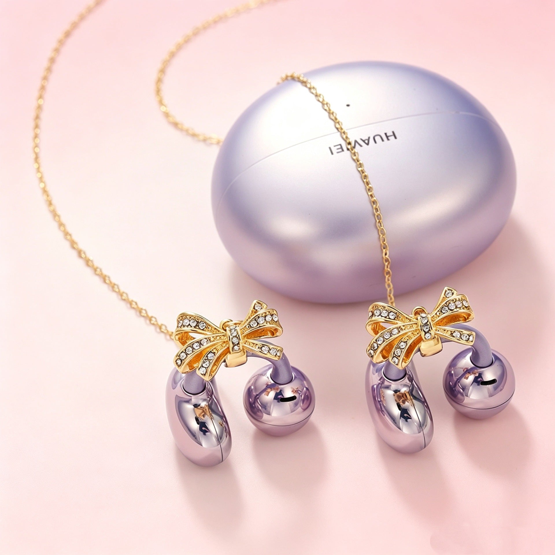 Gold Bow Tie Clip Earrings For Women Featuring Rhinestones And Zinc Alloy Ear Pins