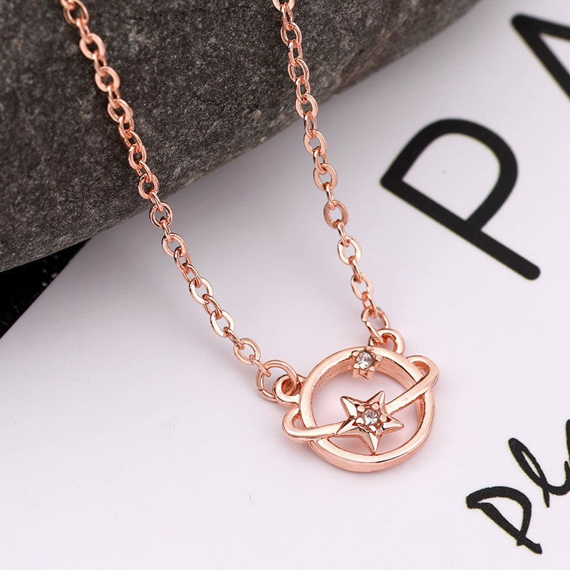 New Style Ball Pendant Necklace For Women With Alloy Chain And Alloy Pendant